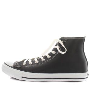 CONVERSE オールスター レザー 1B908 LEA  ALL STAR HI ハイカット スニーカー US11.5 30cm 黒 ブラック