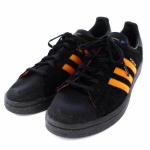 adidas Porter Campus Black Orange スニーカー シューズ スエード US11 29cm 黒 ブラック オレンジ