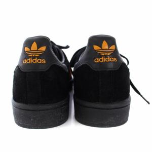 adidas Porter Campus Black Orange スニーカー シューズ スエード US11 29cm 黒 ブラック オレンジ