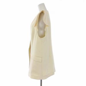 CELFORD 22SS フリルスリーブジレ ベスト 1B F ライトベージュ CWFV221030