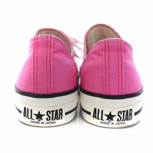 CONVERSE CANVAS ALL STAR J OX スニーカー シューズ ローカット キャンバス US8.5 27cm ピンク