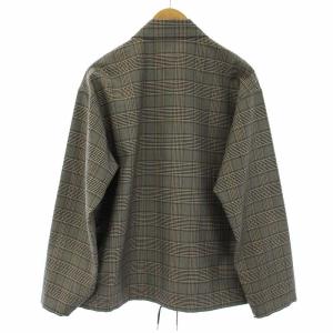BEAUTY&YOUTH UNITED ARROWS TWグレンチェックコーチジャケット ブルゾン アウター M 茶 ブラウン