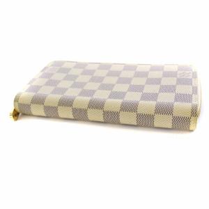 LOUIS VUITTON ダミエアズール ジッピーウォレット 長財布 ラウンドファスナー アイボリー N41660