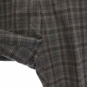 TOMORROWLAND 21AW Fratelli Tallia di Delfino ウールサキソニー グレンチェックドレスパンツ スラックス 48