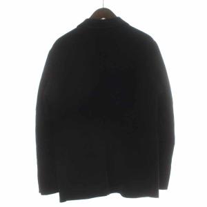 TOMORROWLAND 16AW テーラードジャケット シングル 2B ウール 48 L 黒 ブラック 63-07-64-07108