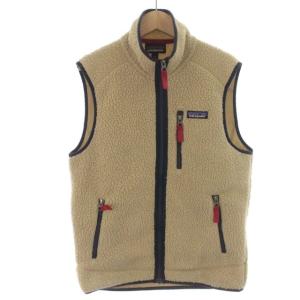 Patagonia RETRO PILE VEST レトロ パイル フリース ベスト ボア ジップアップ スタンドカラー XS ベージュ