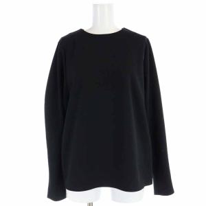 22SS カットジョーゼットマトンスリーブT カットソー プルオーバー 長袖 38 M 黒 ブラック 5312160317