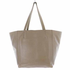 CELINE ホリゾンタルカバ トートバッグ レザー ベージュ