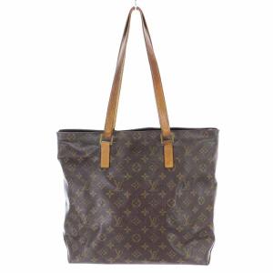 LOUIS VUITTON モノグラム カバ メゾ トートバッグ ハンドバッグ 茶 M51151