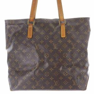 LOUIS VUITTON モノグラム カバ メゾ トートバッグ ハンドバッグ 茶 M51151