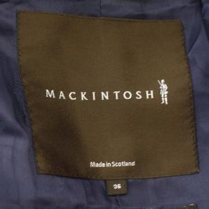 MACKINTOSH ロロピアーナ ステンカラーコート ウール コート 36 ネイビー