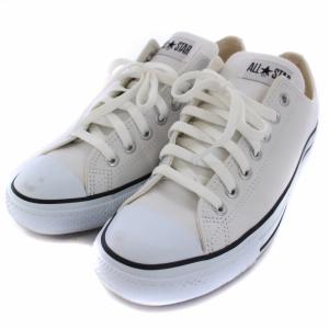 LEA ALL STAR OX スニーカー シューズ レザー US9 27.5cm 白 ホワイト 1B905