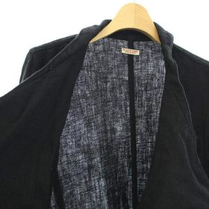 KAPITAL スプリングコート リネン ミドル丈 ロング 1 S 黒 ブラック