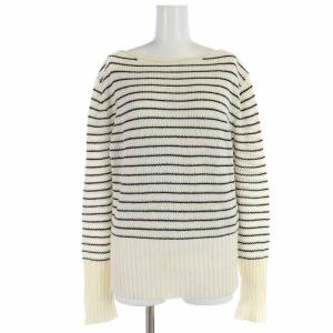 19SS CASHCOTTON STRIPED BOATNECK ニット セーター ボートネック プルオーバー カシミヤ混