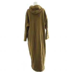 AMERICANA パーカーワンピース ワンピース ロング スウェット 裏起毛 カーキ