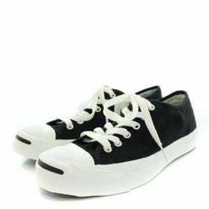 CONVERSE ジャックパーセル JACK PURCELL スニーカー シューズ キャンバス US5.5 24.5cm 黒 ブラック 白 ホワイト