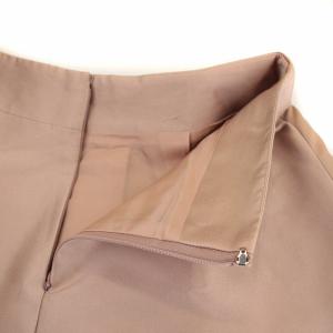 M'S GRACY フレアスカート ひざ丈 絹混 シルク混 38 M くすみピンク