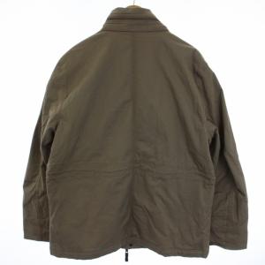 Timberland ミリタリージャケット 中綿ジャケット ジップアップ ロゴ ワッペン XL カーキ TB0A1NEZ