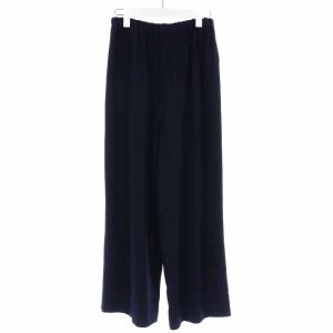 ENFOLD 20SS ワイドパンツ イージーパンツ ロング 36 S 紺 ネイビー
