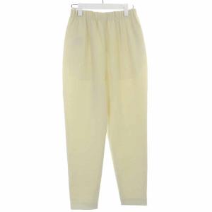 ENFOLD イージーパンツ テーパードパンツ ロング 38 M 黄色 イエロー