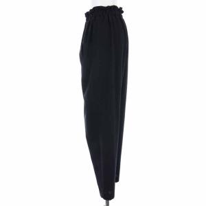 ENFOLD ツイルゴムジョッパーズロングパンツ イージーパンツ テーパードパンツ 38 M 黒 ブラック