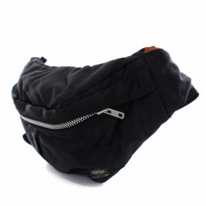 PORTER 吉田カバン タンカー TANKER ボディバッグ ウエストバッグ ナイロン 黒 ブラック オレンジ 622-76628