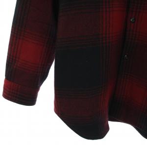MADISONBLUE 19AW RON HERMAN別注 CHECKED HAMPTON SHIRT ネルシャツ ウール 長袖 1 S 赤 レッド