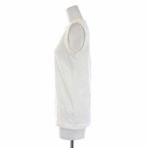 MADISONBLUE CREW NECK SLEEVELESS TEE クルーネック スリーブレスT ノースリーブカットソー 00 XS 白 ホワイト