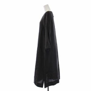 MARGARET HOWELL ロングワンピース 七分袖 グレー