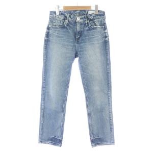 THE LIPSTICK PALM デニムパンツ ジーンズ ジップフライ ウォッシュ加工 22 S 青 ブルー 188245-PLM