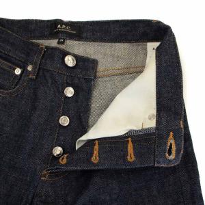 A.P.C. PETIT NEW STANDARD デニムパンツ ジーンズ テーパード スリム ボタンフライ 24 XS インディゴ