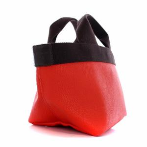 Hervé Chapelier リュクス舟型トートS トートバッグ ハンドバッグ 赤  701GP