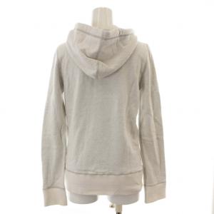 Ron Herman パーカー 長袖 ジップアップ S 白 ホワイト