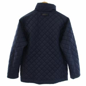 BLACK LABEL CRESTBRIDGE キルティングジャケット 中綿 ジップアップ M 紺 ネイビー