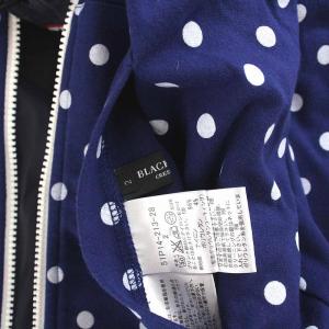 BLACK LABEL CRESTBRIDGE リバーシブル ジャケット パーカー ジップアップ ドット アウター 2 M 紺 ネイビー 赤 青 白