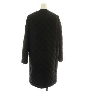 MACKINTOSH キルティングコート ロング丈 中綿 ノーカラー アウター 10 ブラック