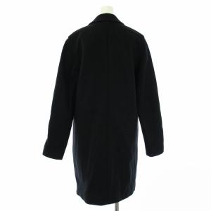 Theory ROANOKE ELIBETH チェスターコート ウール アウター ミドル丈 ロング S/P 黒 ブラック