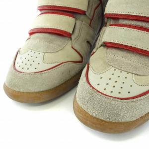 ISABEL MARANT TONY’S SNEAKERS スニーカー シューズ ハイカット スエード 38 24cm グレージュ BK0001-13P002S