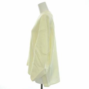 ENFOLD 17AW ウールダブルクロス3立体アームTOP ブラウス シャツ 長袖 タグ付き ウール 36 S 白 ホワイト