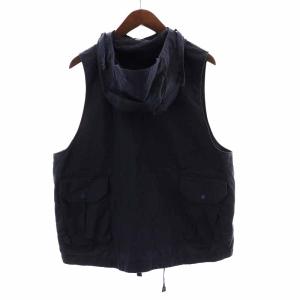 Engineered Garments FIELD VEST ベスト フード M ネイビー