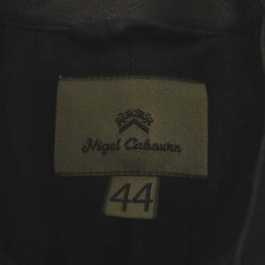 Nigel Cabourn MILITARY PEA COAT Pコート ピーコート ウール ミドル丈 麻混 リネン混 44 XS 紺 ネイビー 8080000000