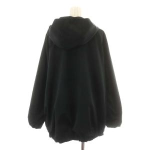 PAULE KA ジャケット フード コットン 36 S 黒 ブラック