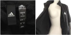 adidas セットアップ ナイロン トラックジャケット パンツ ナイロンジャケット S 黒 ブラック