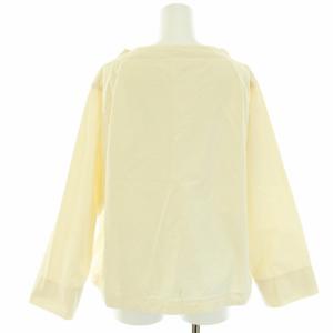 MHL. 19AW GRMENT DYE TOUGH COTTON POPLIN ブラウス シャツ 長袖 プルオーバー 2 M オフホワイト