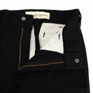 Shinzone SKATER PANTS センタープレススケーターパンツ テーパード 小さいサイズ PO 黒 ブラック 17AMSPA59