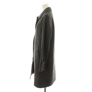 MARGARET HOWELL 18AW SOFT WOOL COAT ステンカラーコート ロング丈 ウール アウター 0 XS グレー 578-8212007