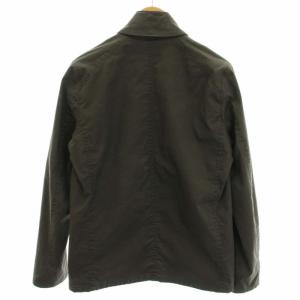 HYSTERIC GLAMOUR チノアクリルコーティングフーデッドジャケット アウター 裏地チェック柄 ウール混 M 茶 ブラウン