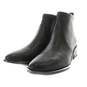alexanderwang ショートブーツ レザー ヒール 39.5 26.5cm 黒 ブラック
