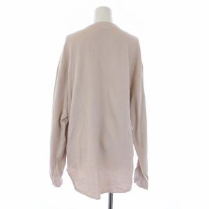 Shinzone MILITARY HENLEY PULLOVER ミリタリー ヘンリー プルオーバー カットソー 長袖 切替 F ピンク