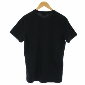 DIESEL Tシャツ カットソー 半袖 プリント ロゴ M 黒 ブラック 赤 レッド